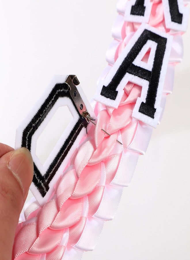 Erligo Graduation Leis 2025 Grad Handmade Ribbon Lei - Braided Necklace for High School College - Image 5